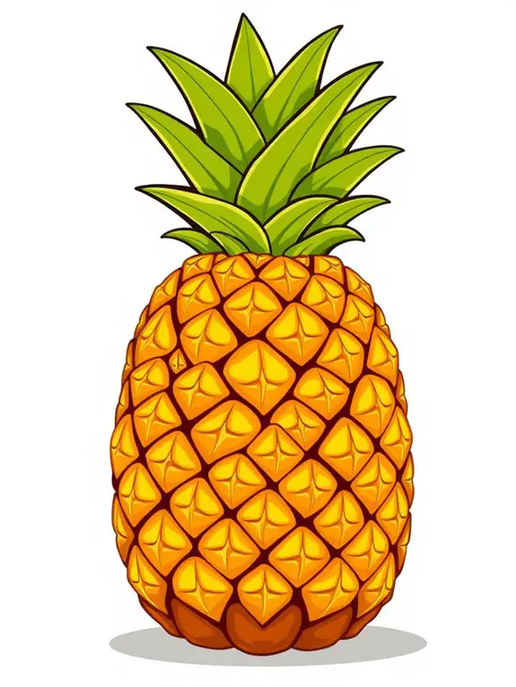 pineapple graphic design illustration