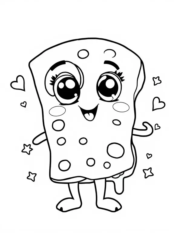 playful quesadilla coloring fun