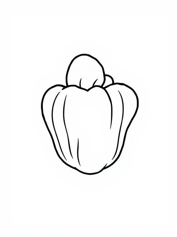 popcorn kernel coloring page