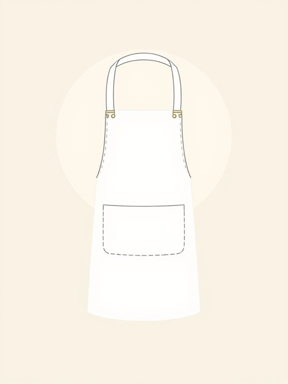 simple apron design illustration