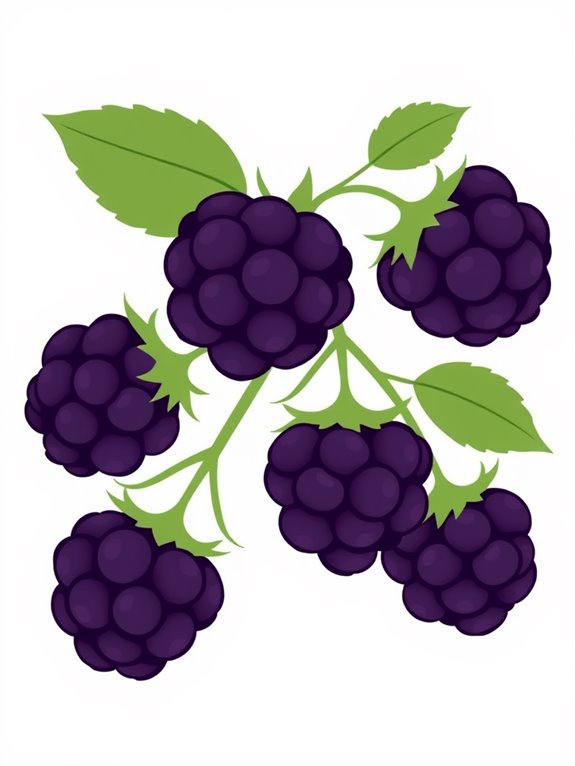 simple blackberry graphic design