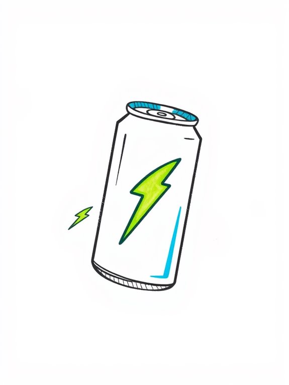 simple energy drink design
