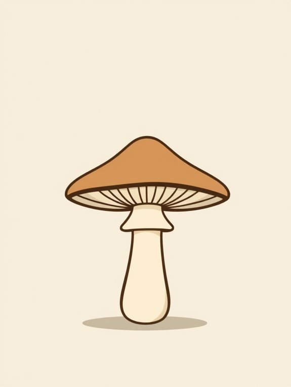 simple mushroom graphic design