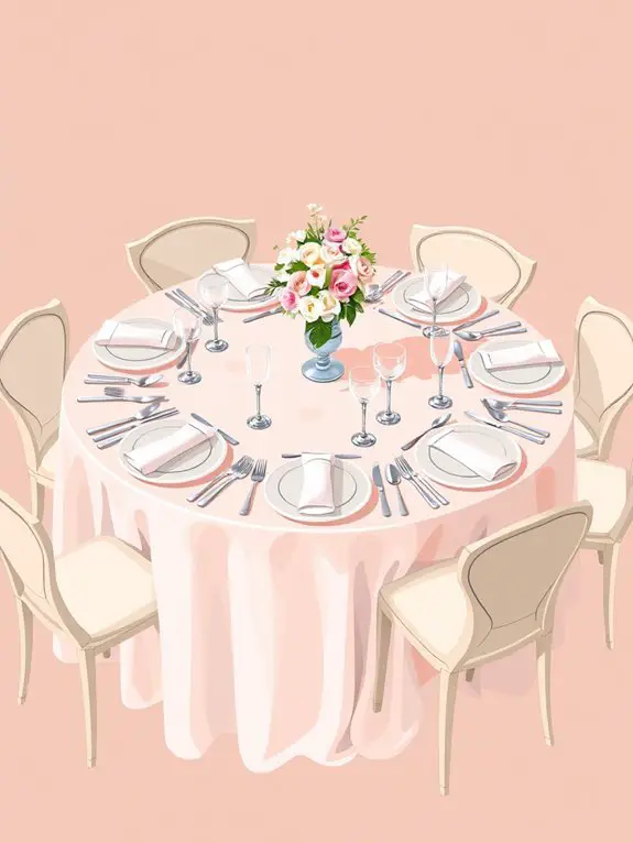 sophisticated table decoration artwork