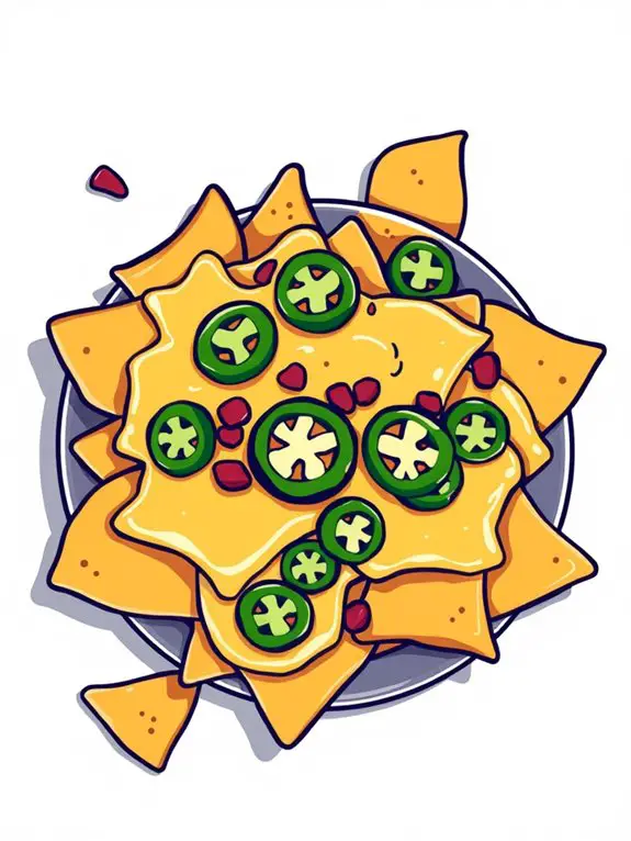 spicy nachos with jalape os