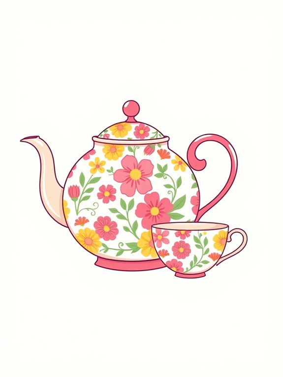 teapot illustration graphic design