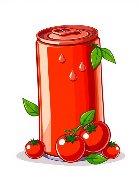 tomato can illustration graphic