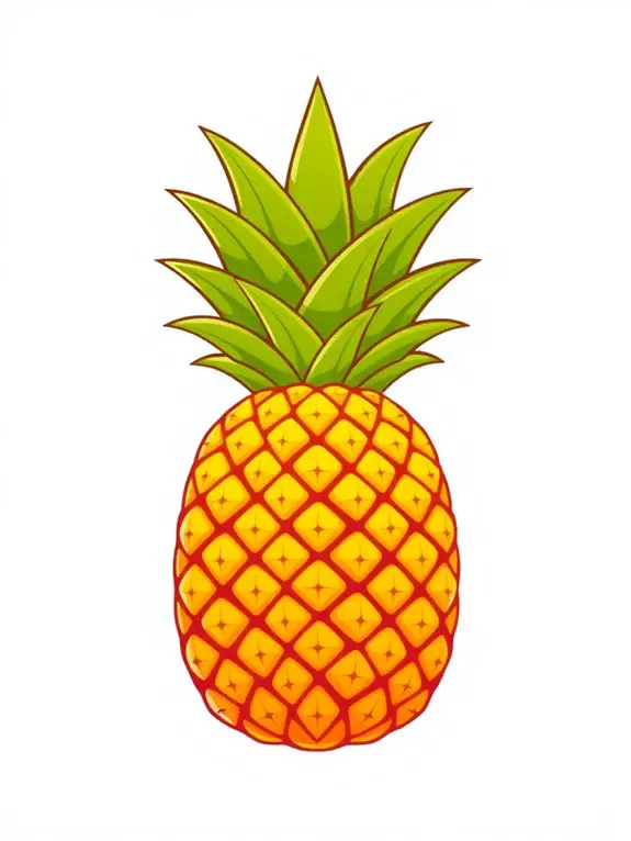 tropical fruit graphic design