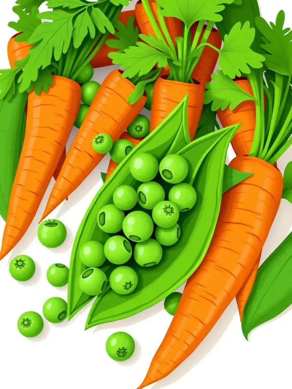 vegetable illustration design elements