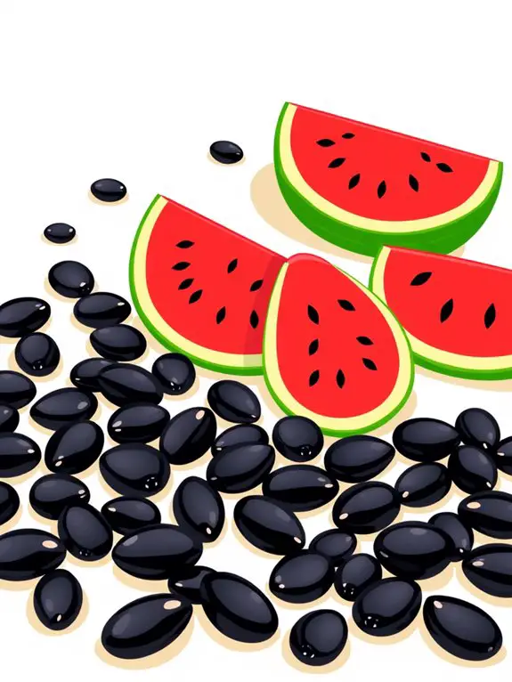 watermelon seed illustration graphic