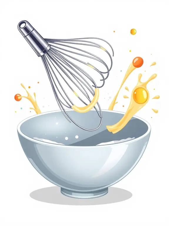 whisk and bowl illustration