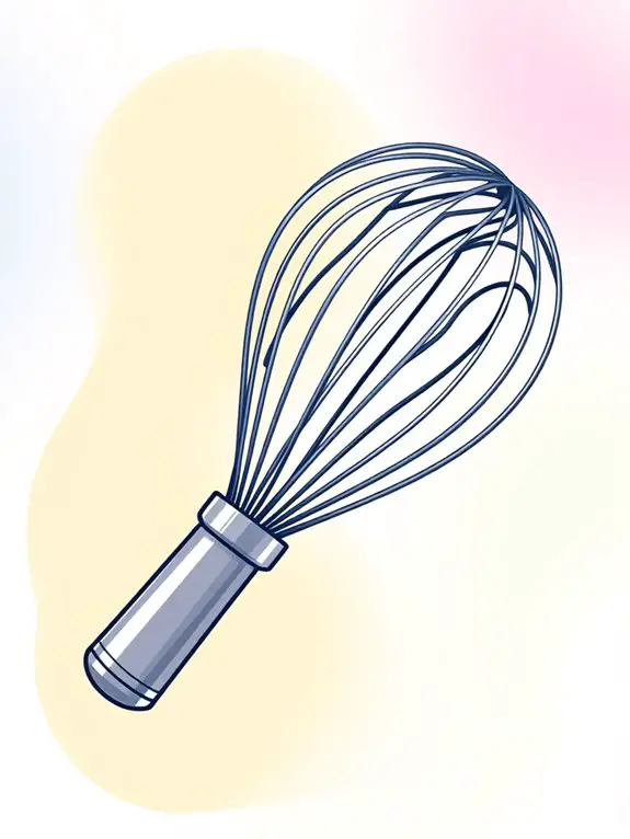 whisk kitchen utensil illustration