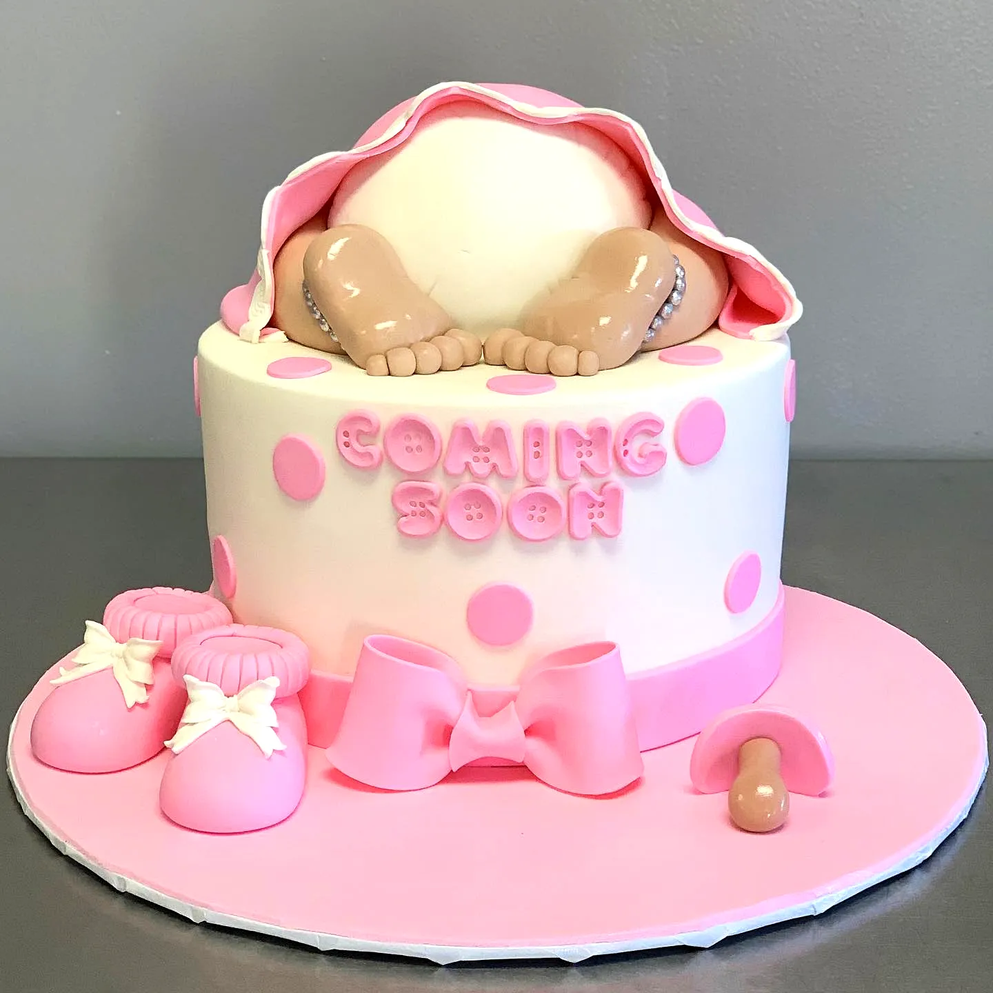 Adorable Baby Shower Cake Perfectly Designed for a Whimsical Celebration