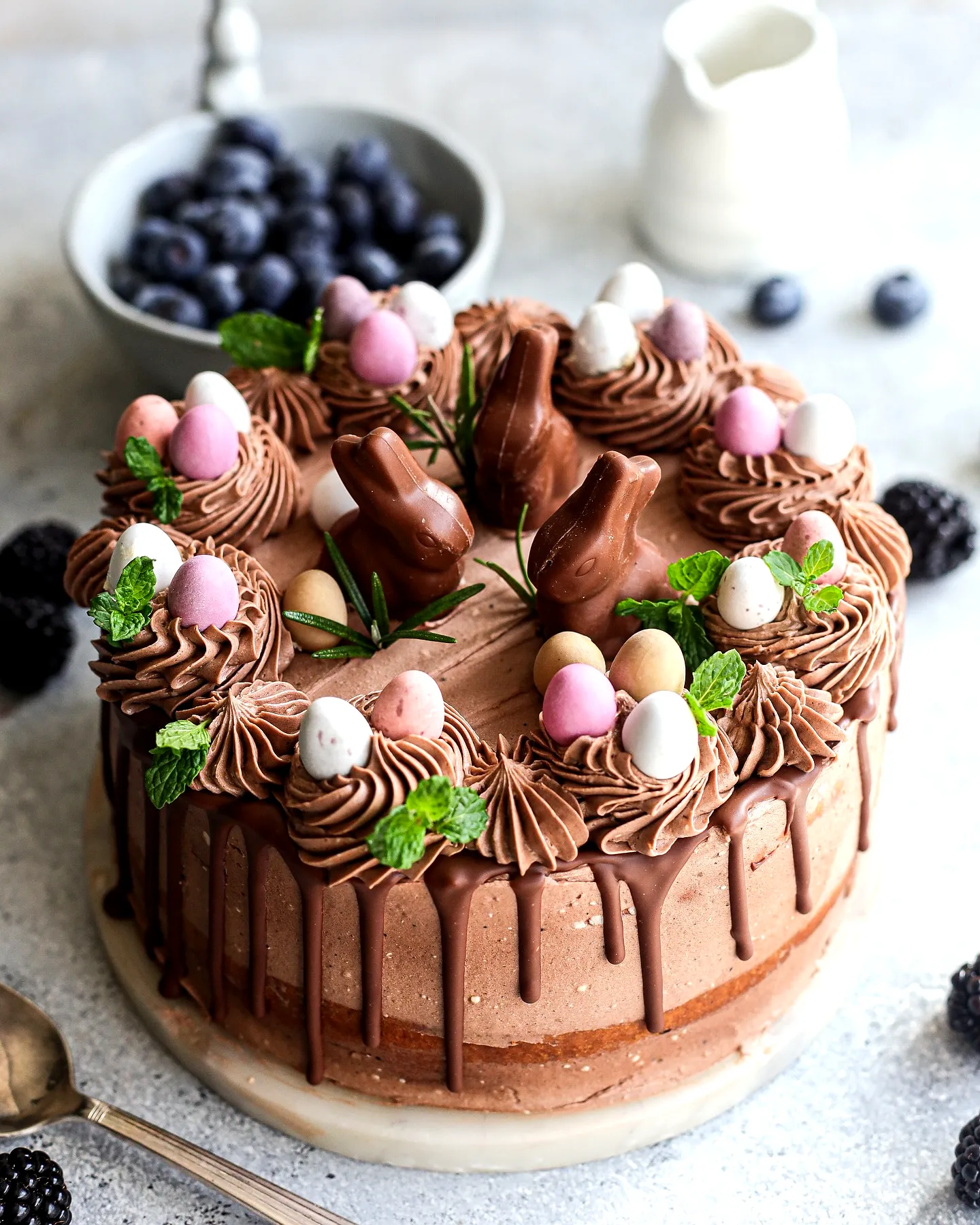 Adorable Chocolate Cake for Creative Easter Celebrations