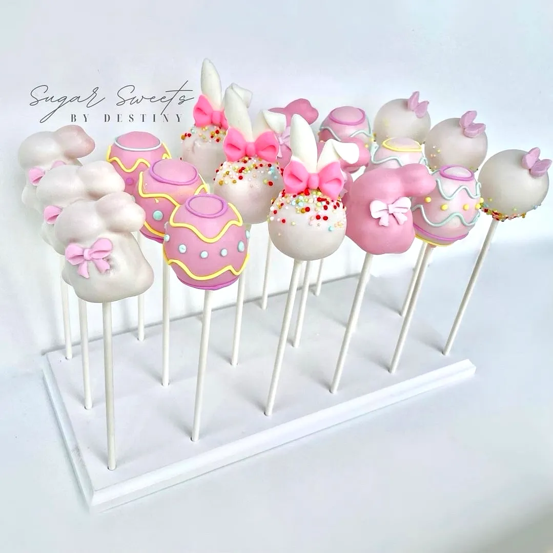 Adorable Easter Cake Pop Creativity with Fun Pastel Decorations