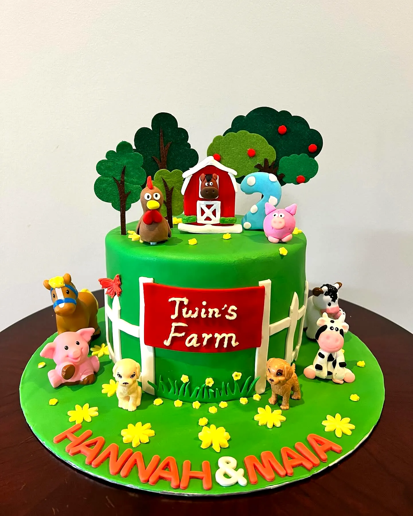 Adorable Farming Birthday Cake for a Whimsical Celebration
