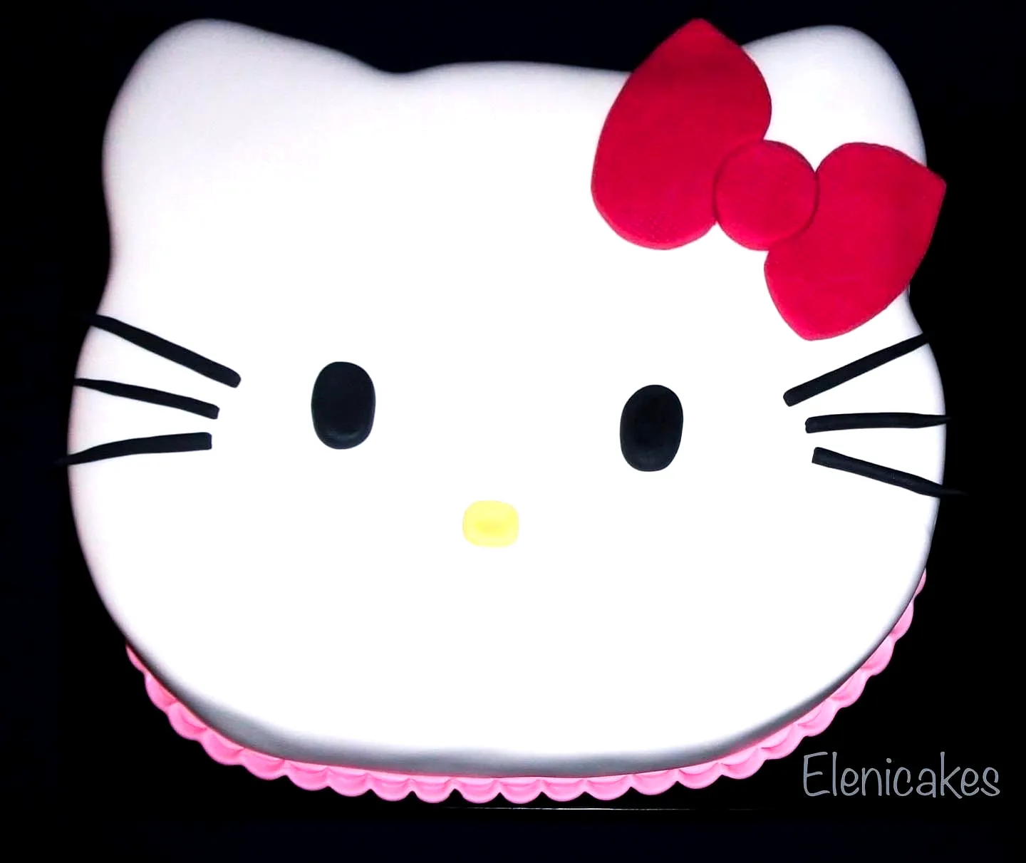 Adorable Hello Kitty Cake Design with a Fun Whimsical Touch