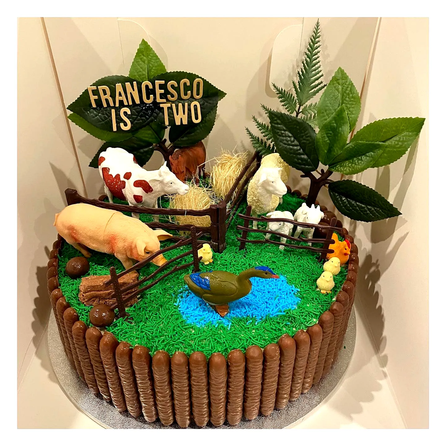 Charming Chocolate Farming Birthday Cake Design for a Fun Celebration