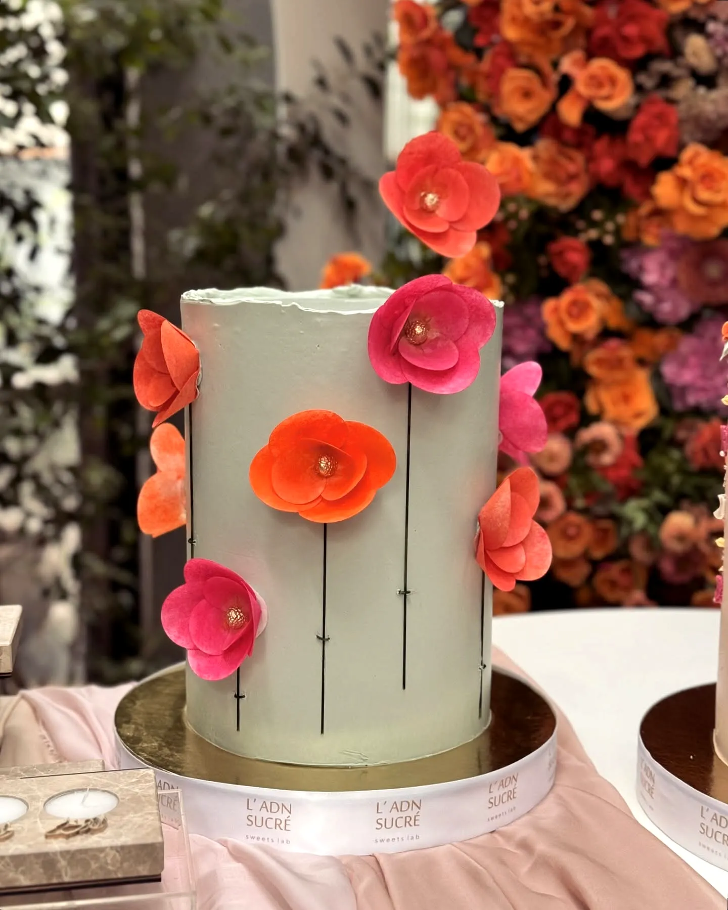 Charming Sage Green Birthday Cake for a Modern Celebration
