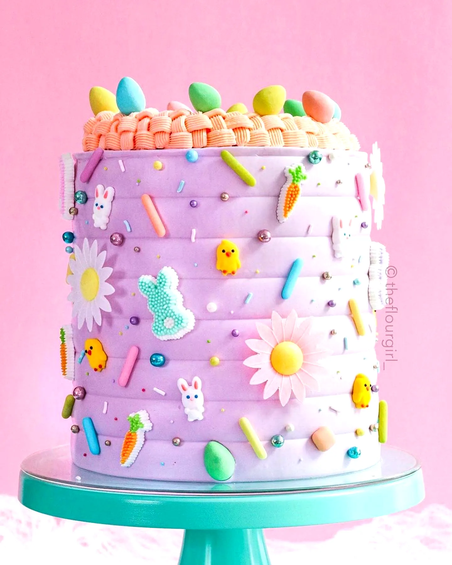 Colorful Easter Cake Icing for a Fun Spring Celebration