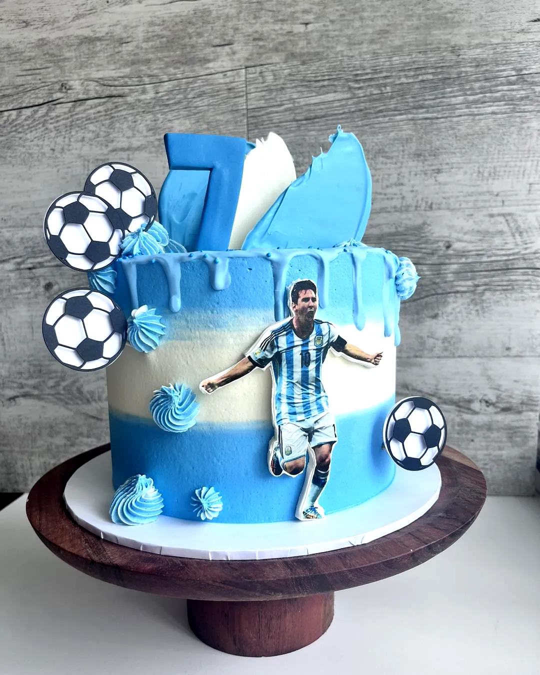 Colorful Soccer Birthday Cake Design with Fun Decorations and Tasty Frosting