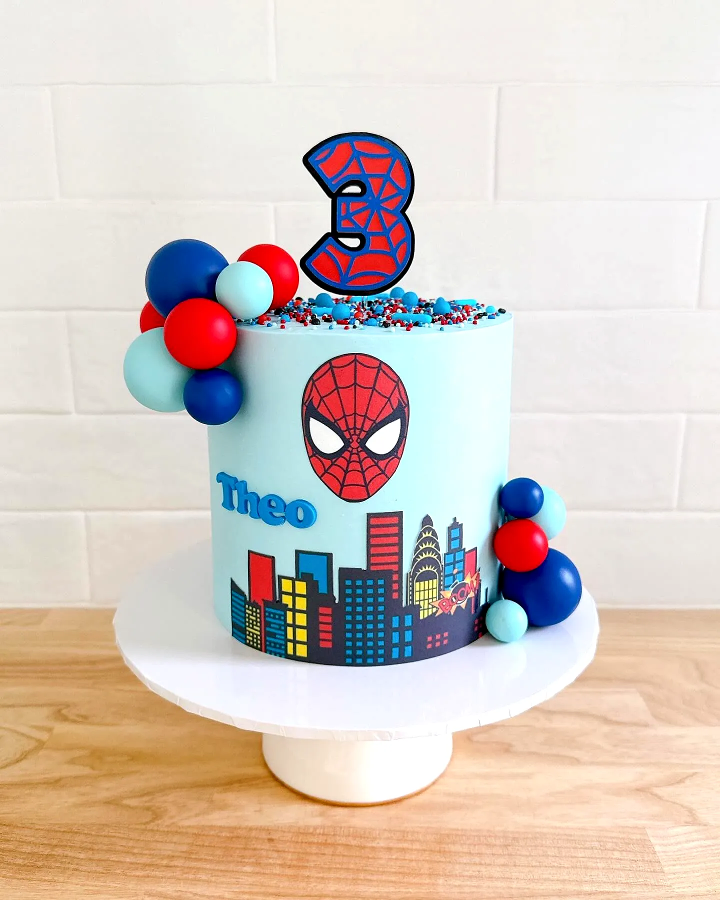 Colorful Spiderman Birthday Cake Design for a Fun Celebration