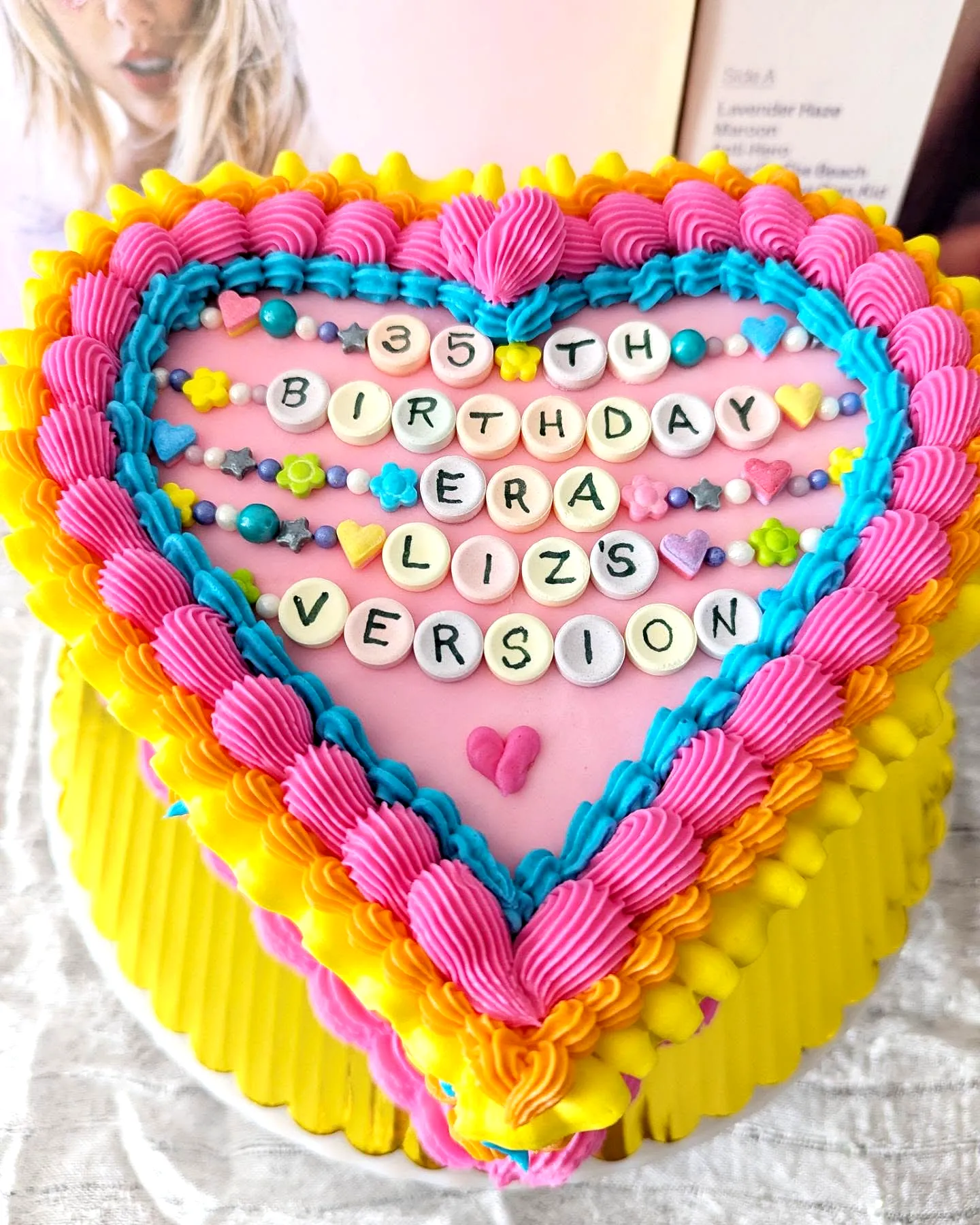 Colorful Taylor Swift Birthday Cake Perfect for a Fun Celebration