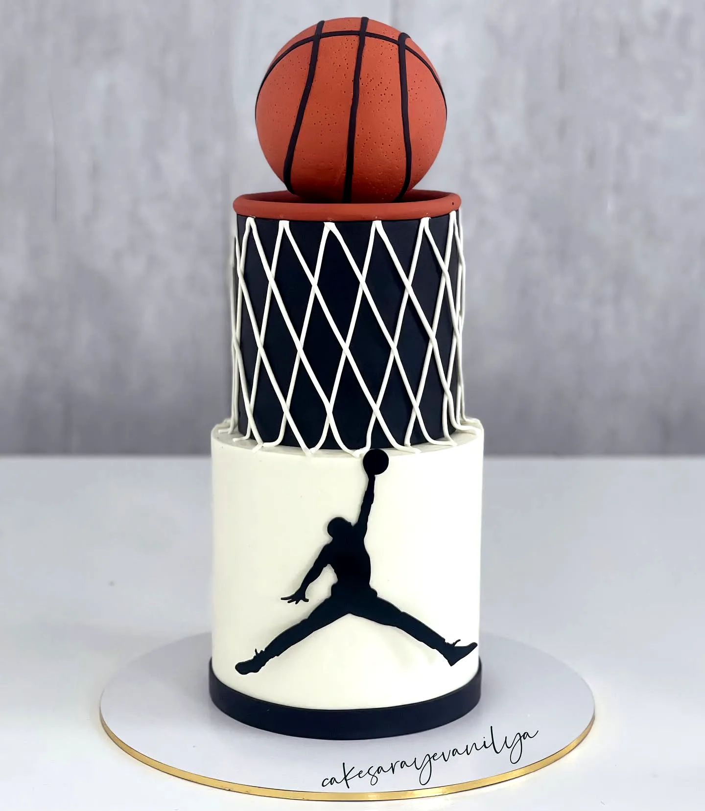 Creative basketball birthday cake design for a sporty celebration
