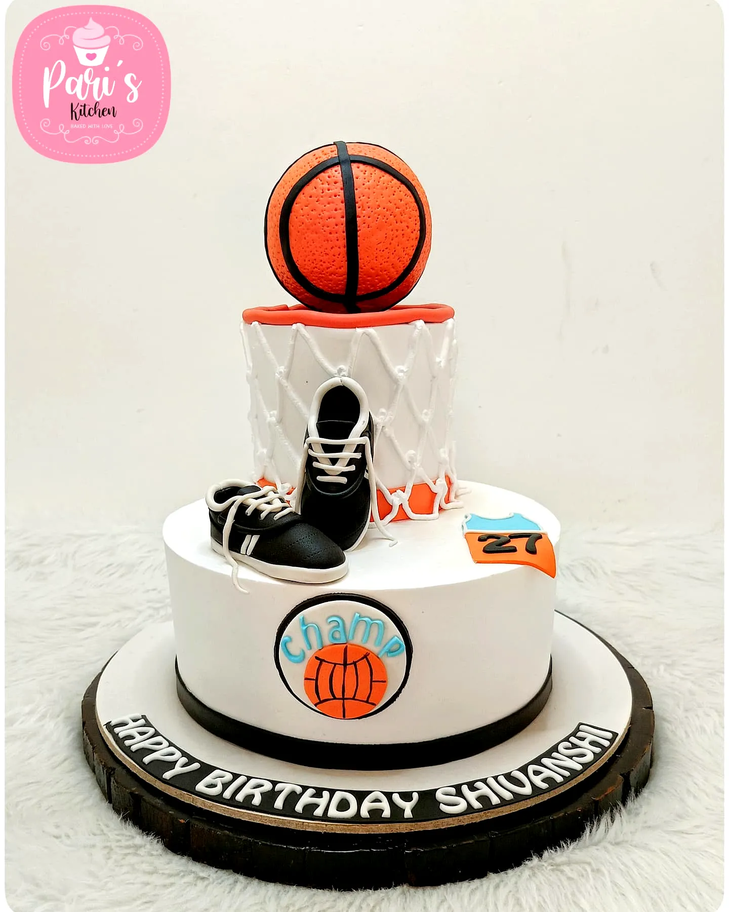 Creative Basketball Birthday Cake for Sports-Themed Celebrations