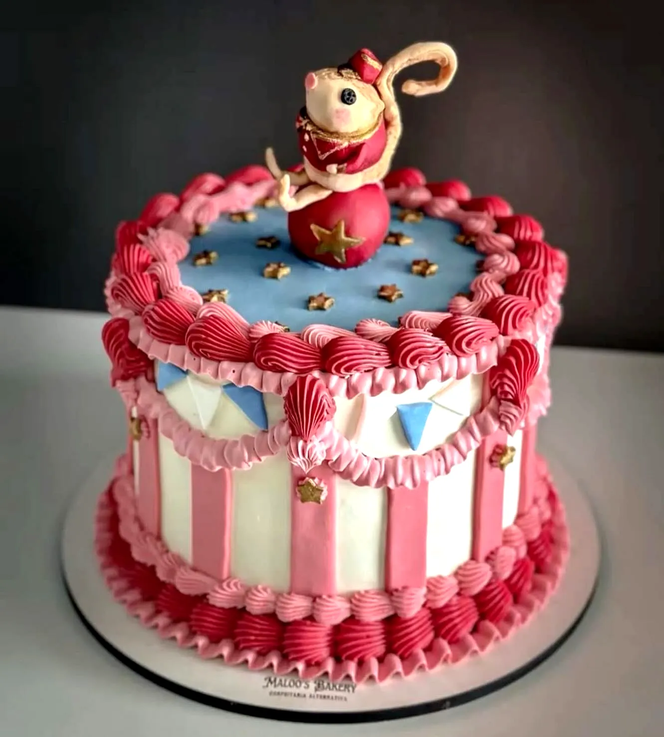 Creative Coraline Birthday Cake Design with Fun Decorations and Colors