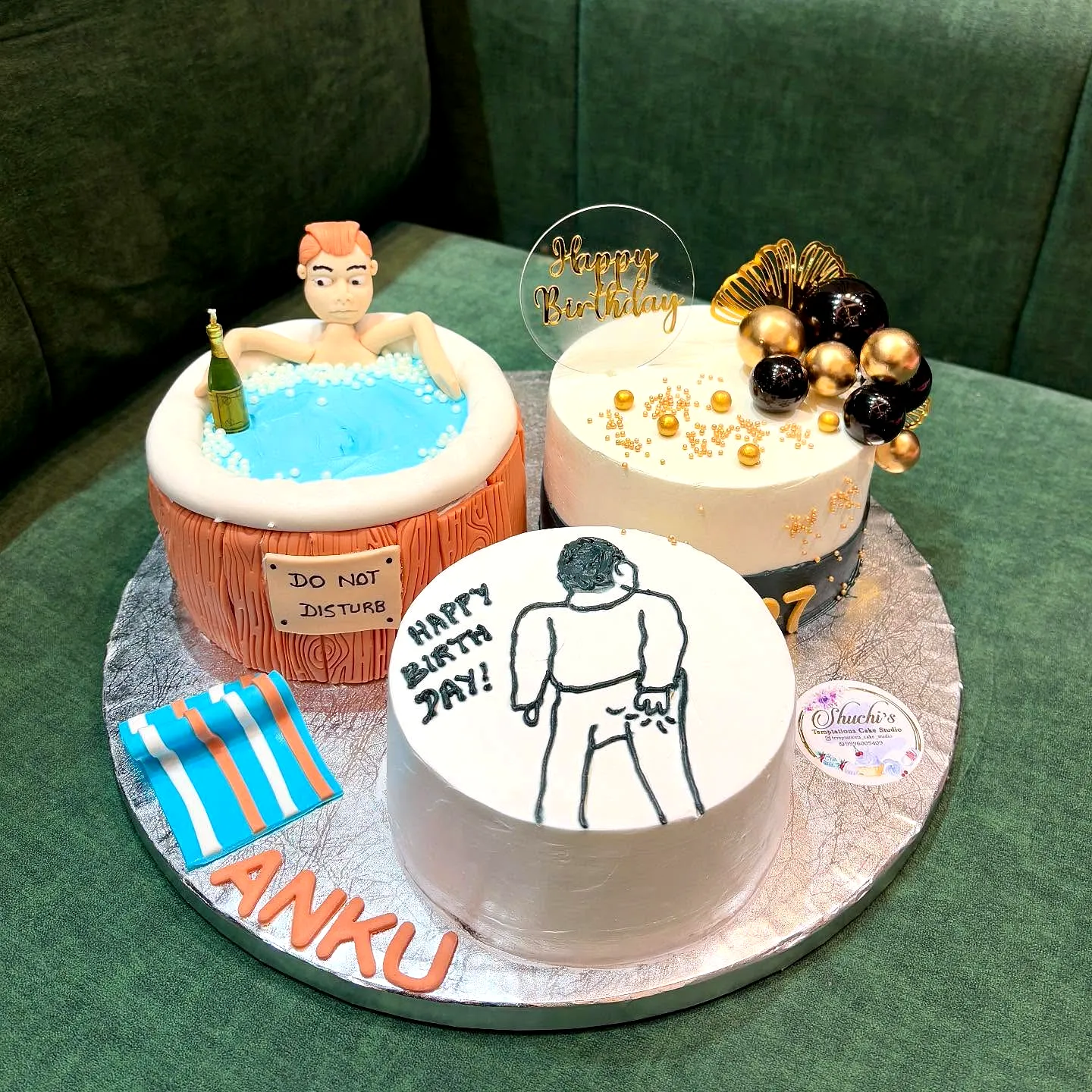 Creative funny birthday cake design for a unique celebration