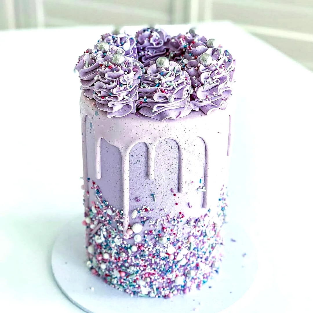 Creative Purple Birthday Cake for a Fun and Whimsical Celebration