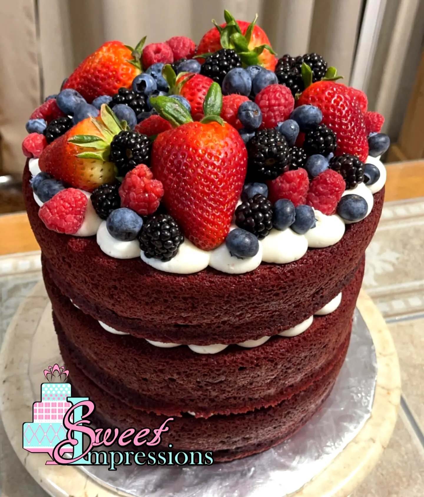 Creative Red Velvet Birthday Cake Design for a Fun Celebration