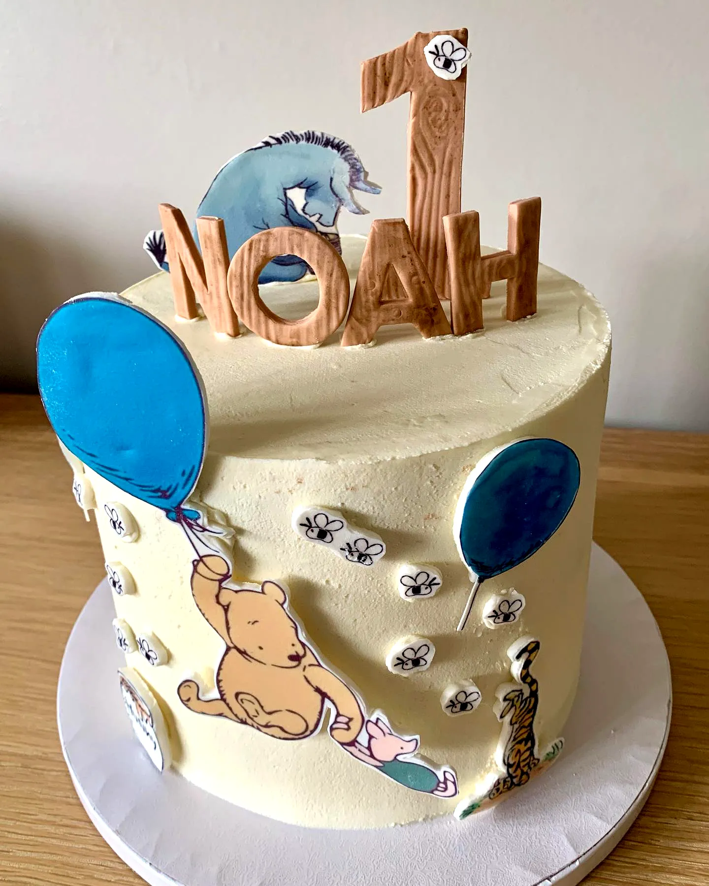 Cute and Colorful 1st Birthday Cake for a Whimsical Celebration