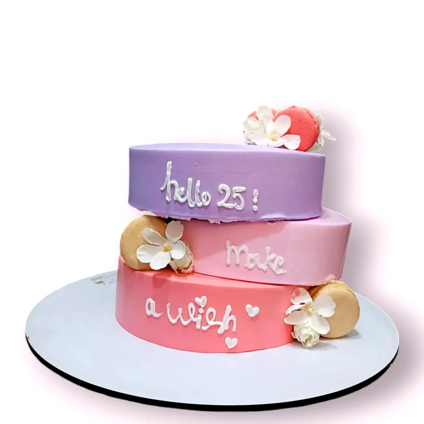 Cute and Colorful 25th Birthday Cake Design for a Memorable Celebration