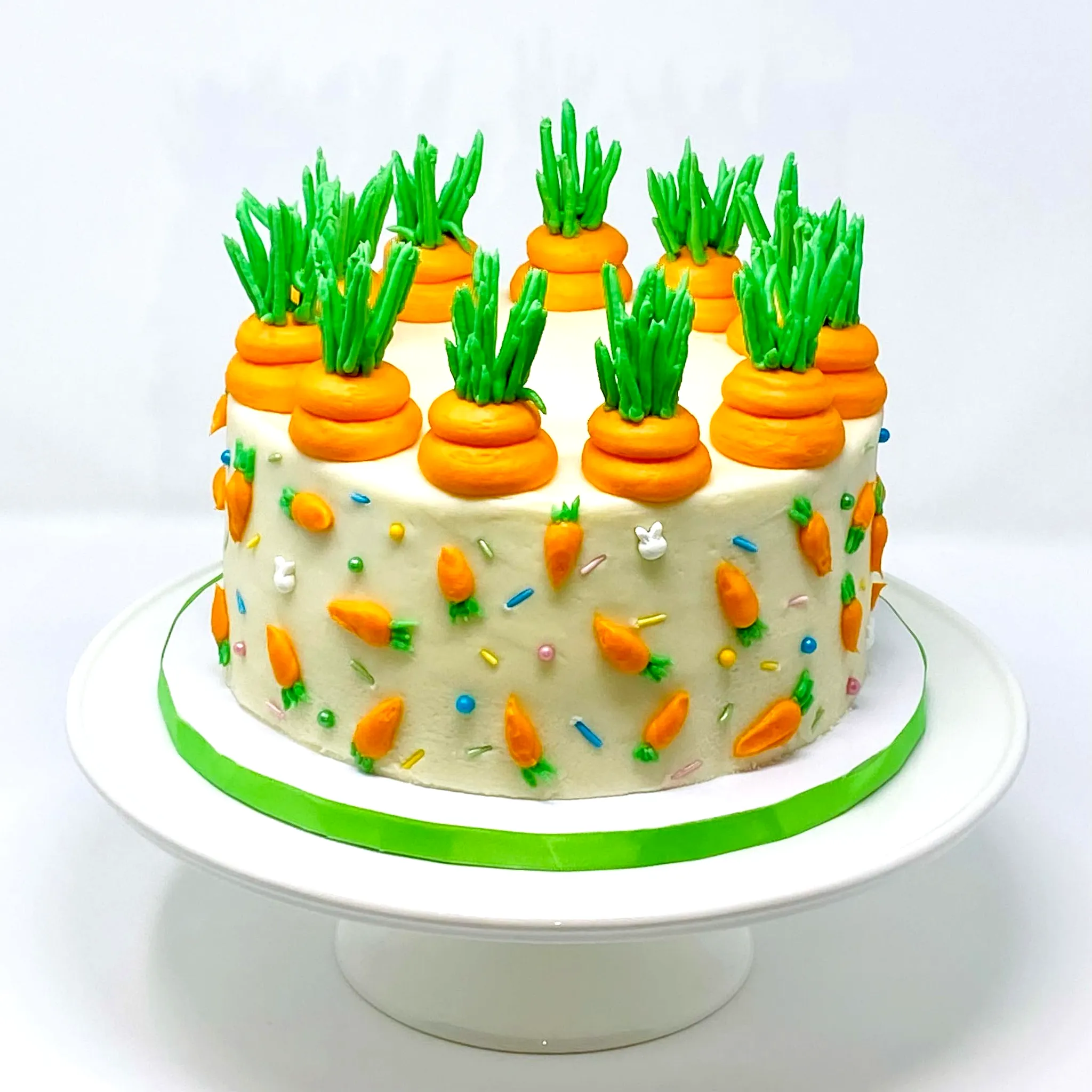 Cute and Colorful Buttercream Easter Cake for Festive Celebrations
