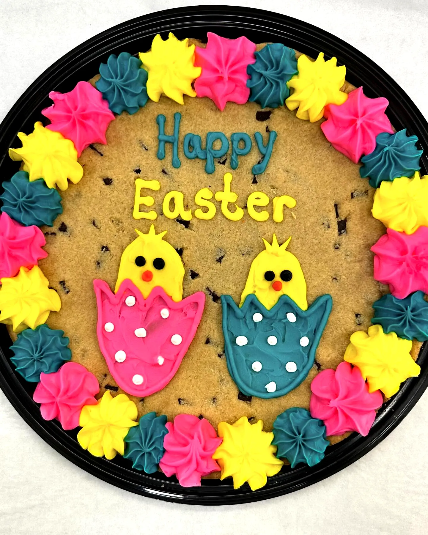 Cute and Colorful Easter Cookie Cake Design for a Festive Celebration