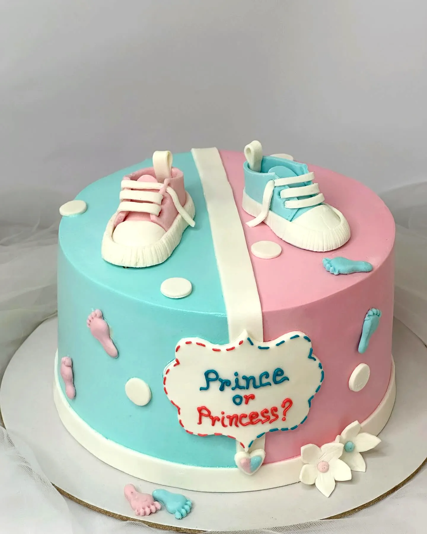 Cute and Colorful Gender Reveal Cake Design for Your Celebration