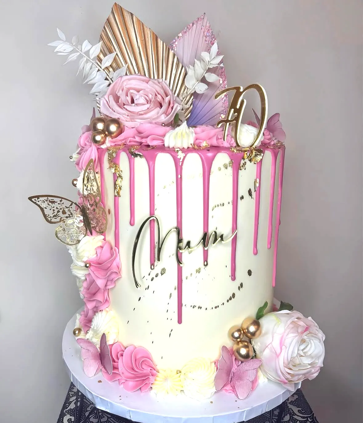 Cute and Elegant 70th Birthday Cake for a Memorable Celebration