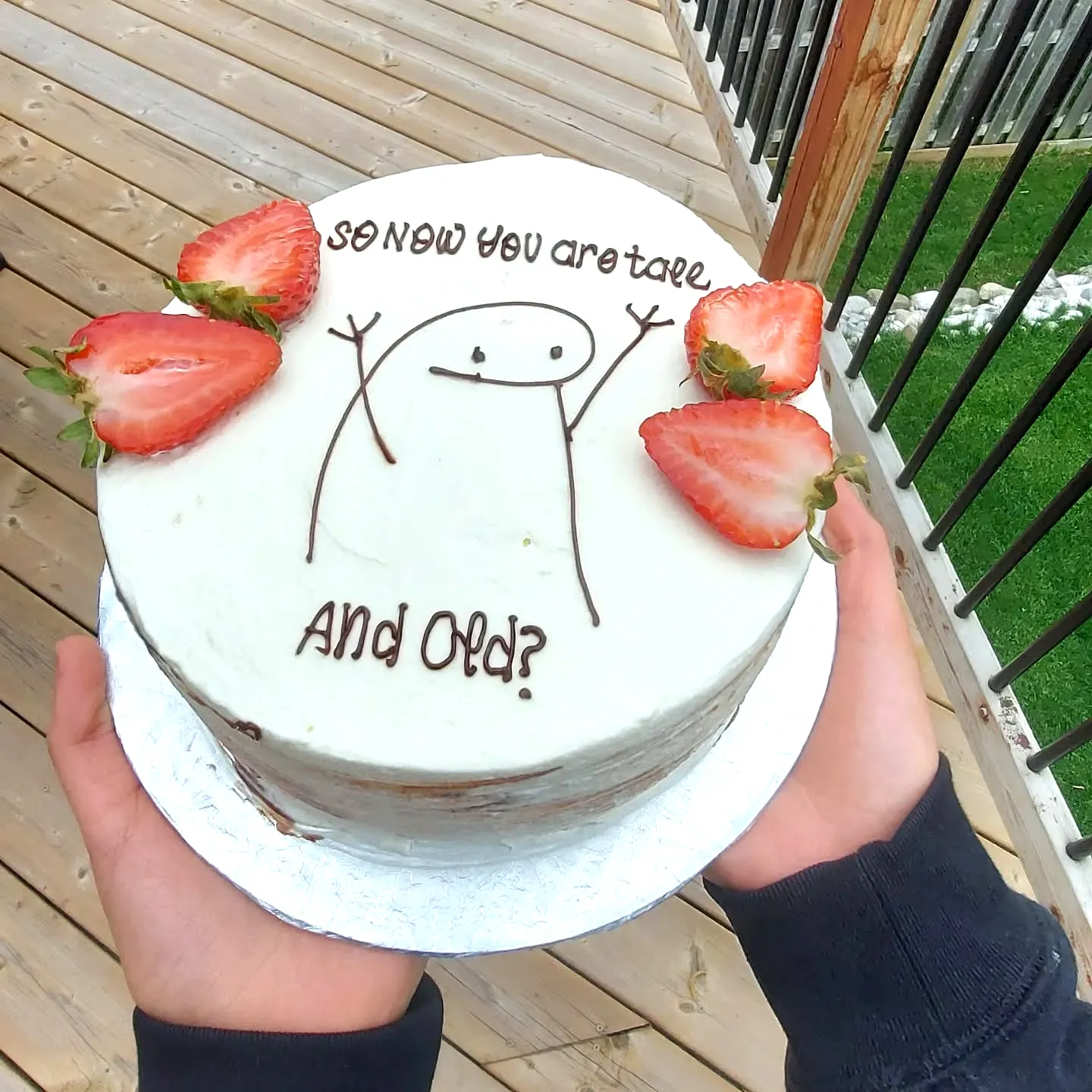 Cute and Funny Birthday Cake Design for a Playful Celebration