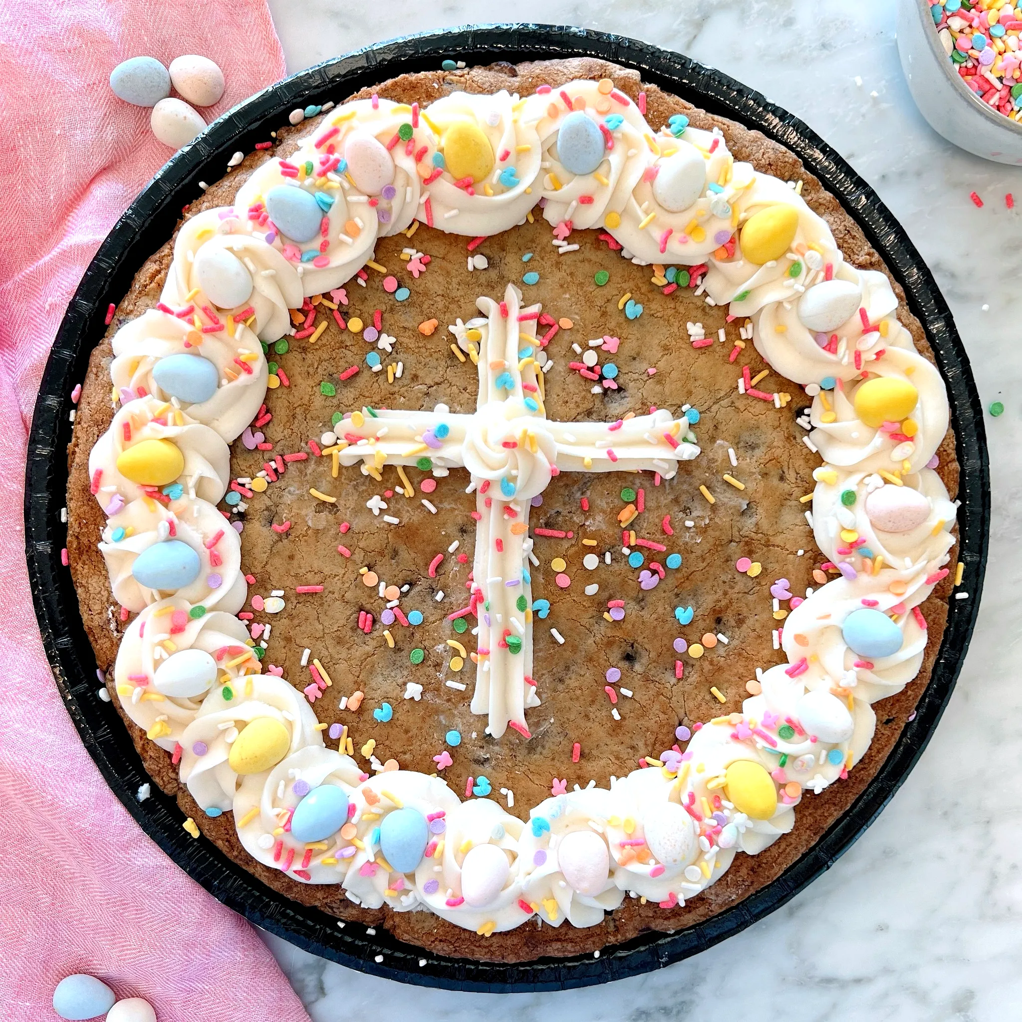 Cute Easter Cross Cake for a Colorful Celebration