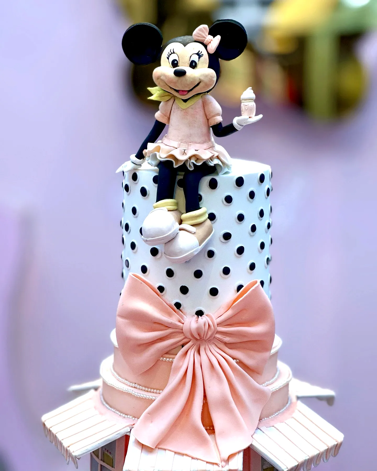 Cute Minnie Mouse Birthday Cake Design for a Whimsical Celebration