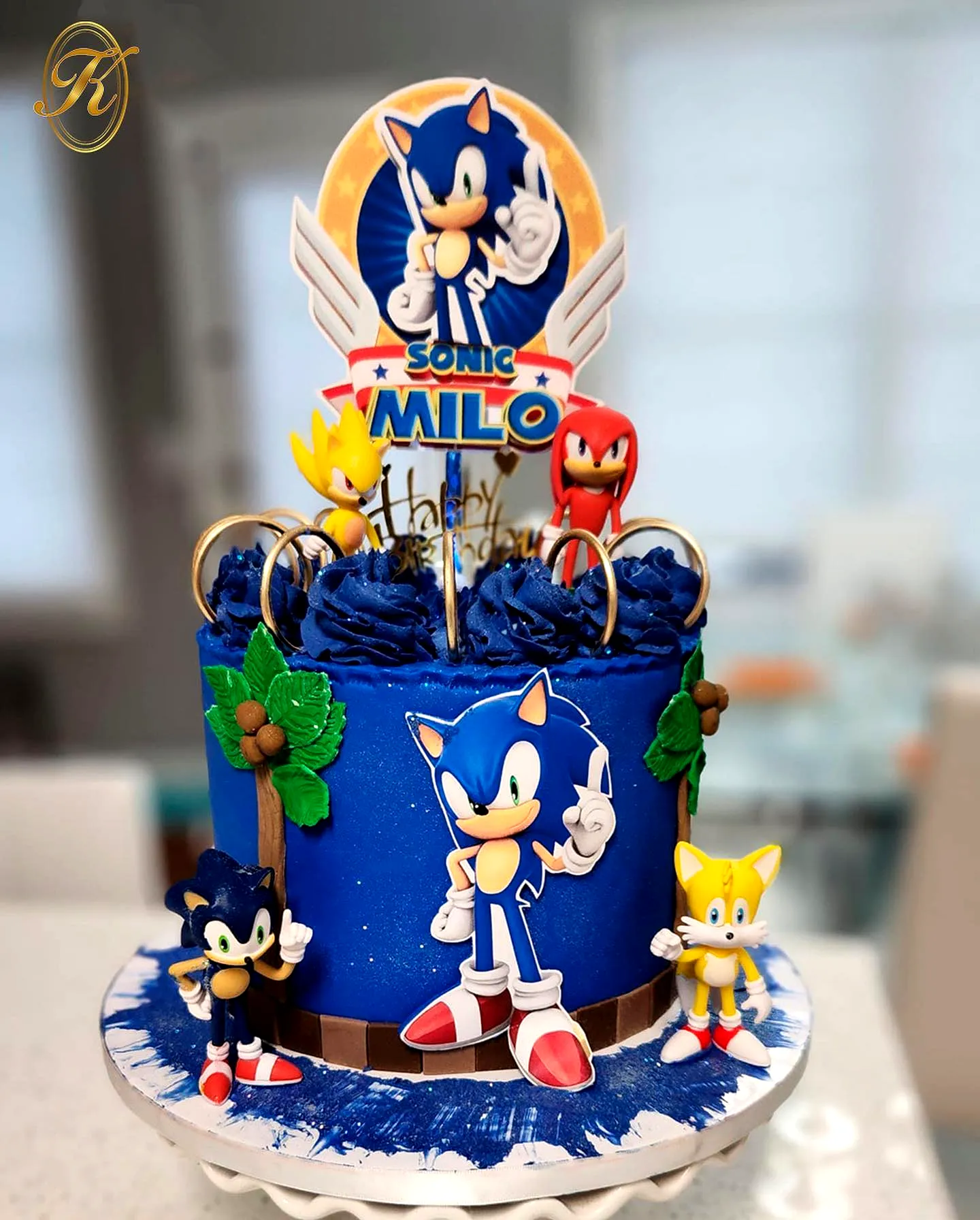 Cute Sonic Birthday Cake for a Vibrant and Fun Celebration