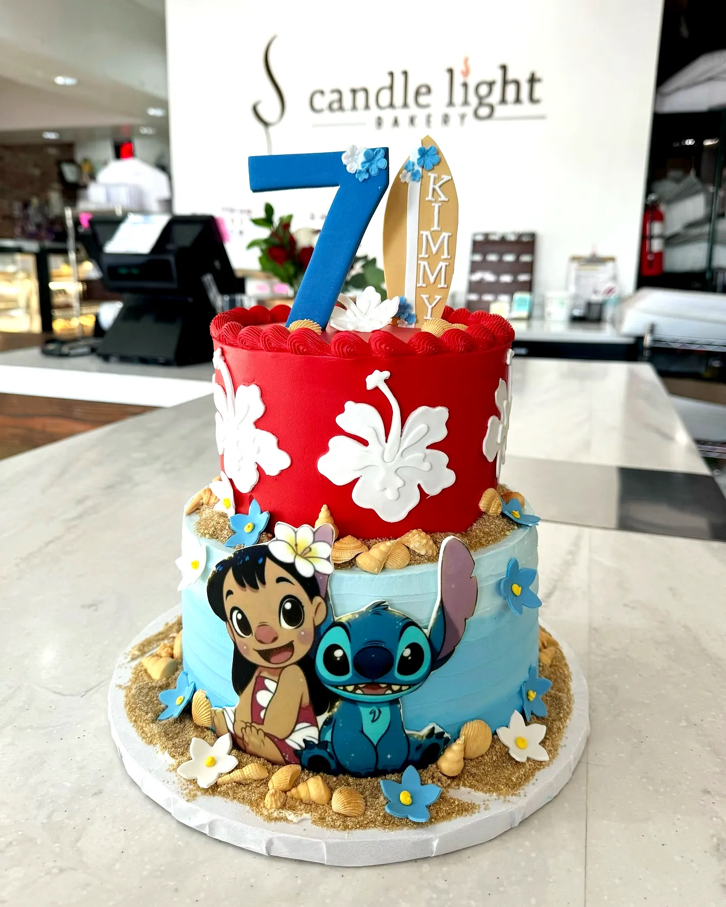 Cute Stitch Birthday Cake Design for a Fun Tropical Celebration