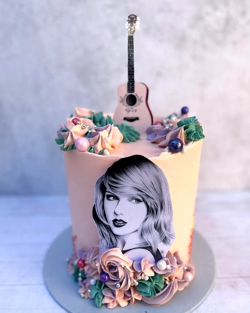 Cute Taylor Swift Birthday Cake for a Whimsical Celebration