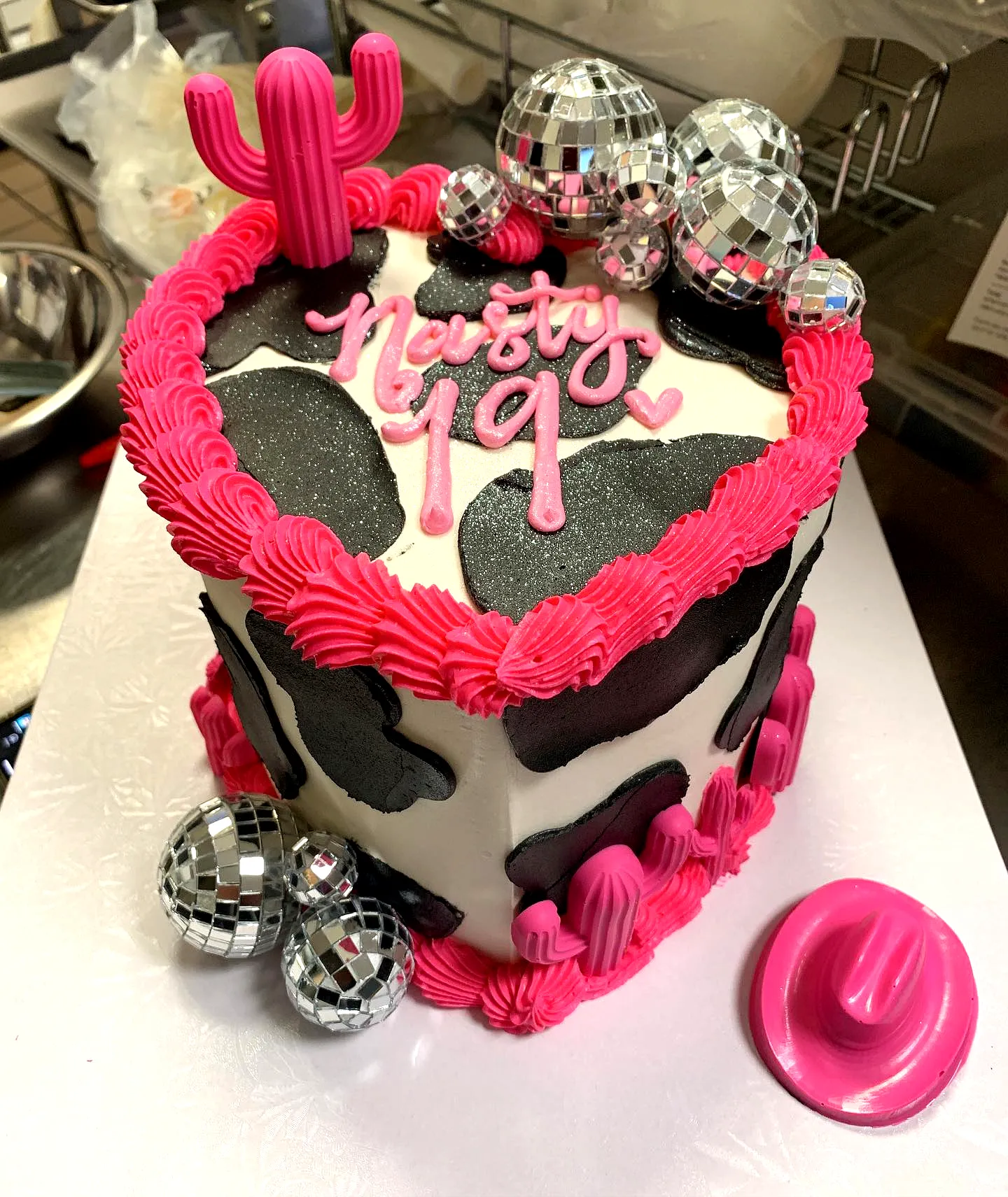 Fun and Colorful 19th Birthday Cake for a Playful Celebration
