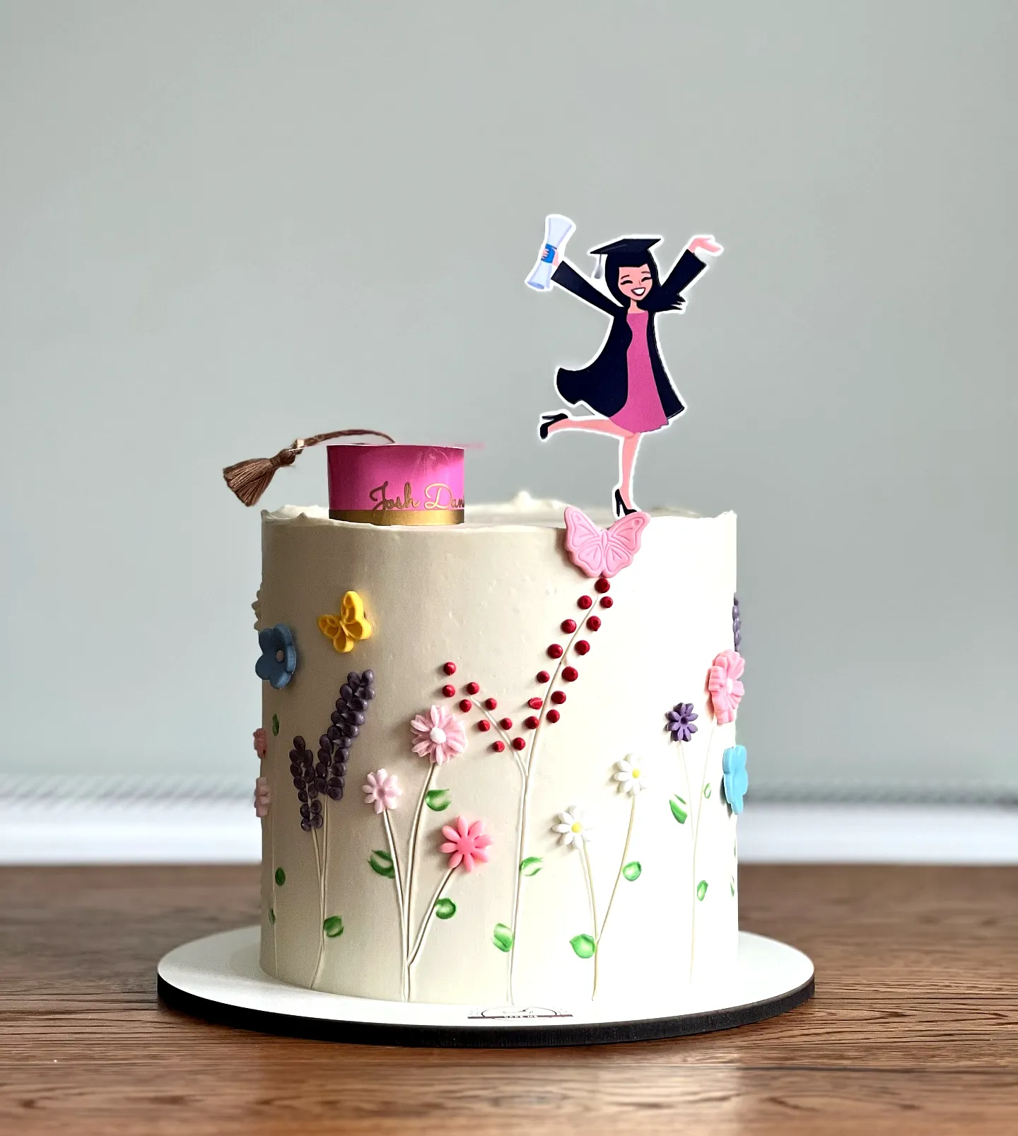 Fun and Colorful College Graduation Cake for a Joyful Celebration
