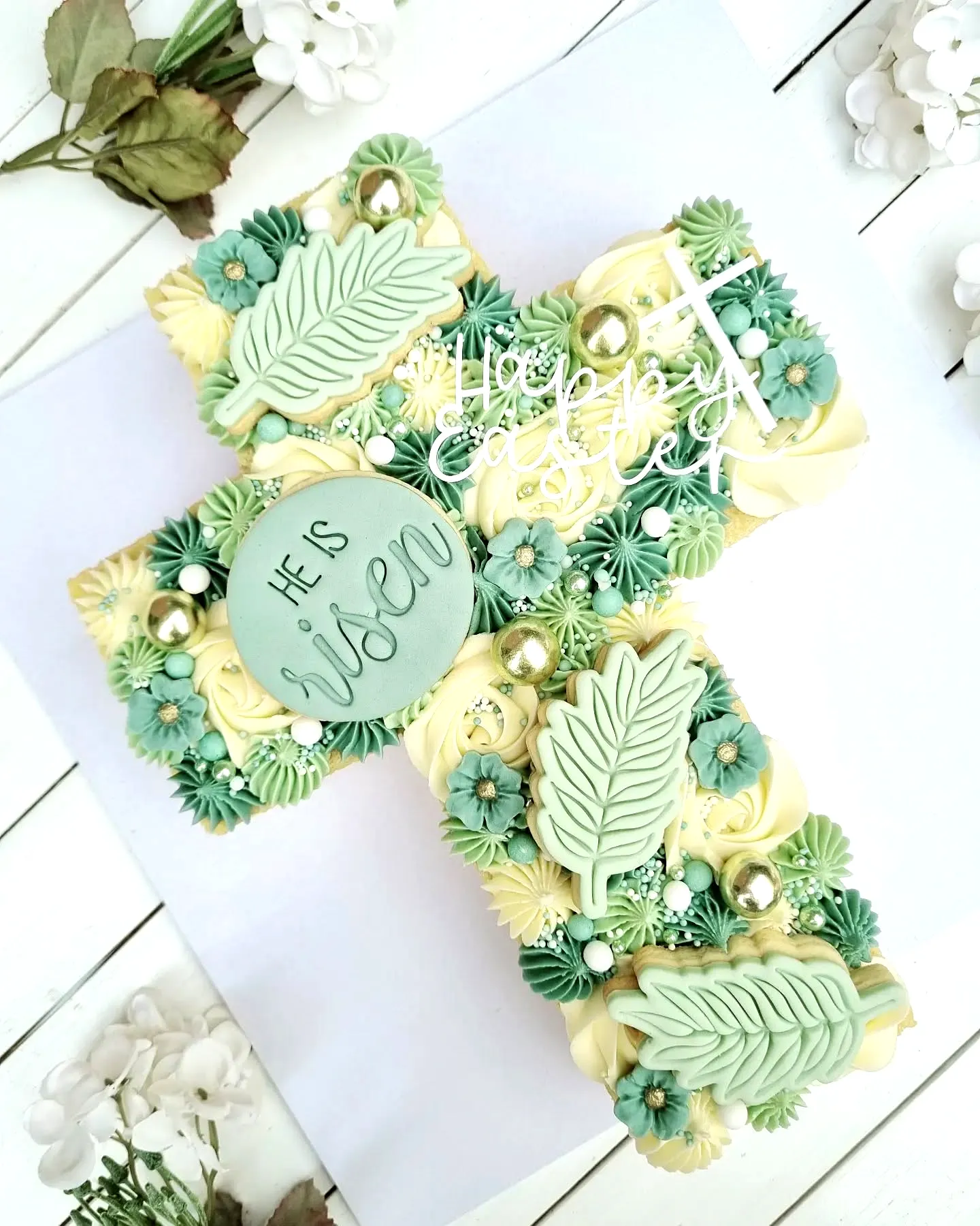 Lovely Easter Cross Cake for a Joyous Religious Celebration