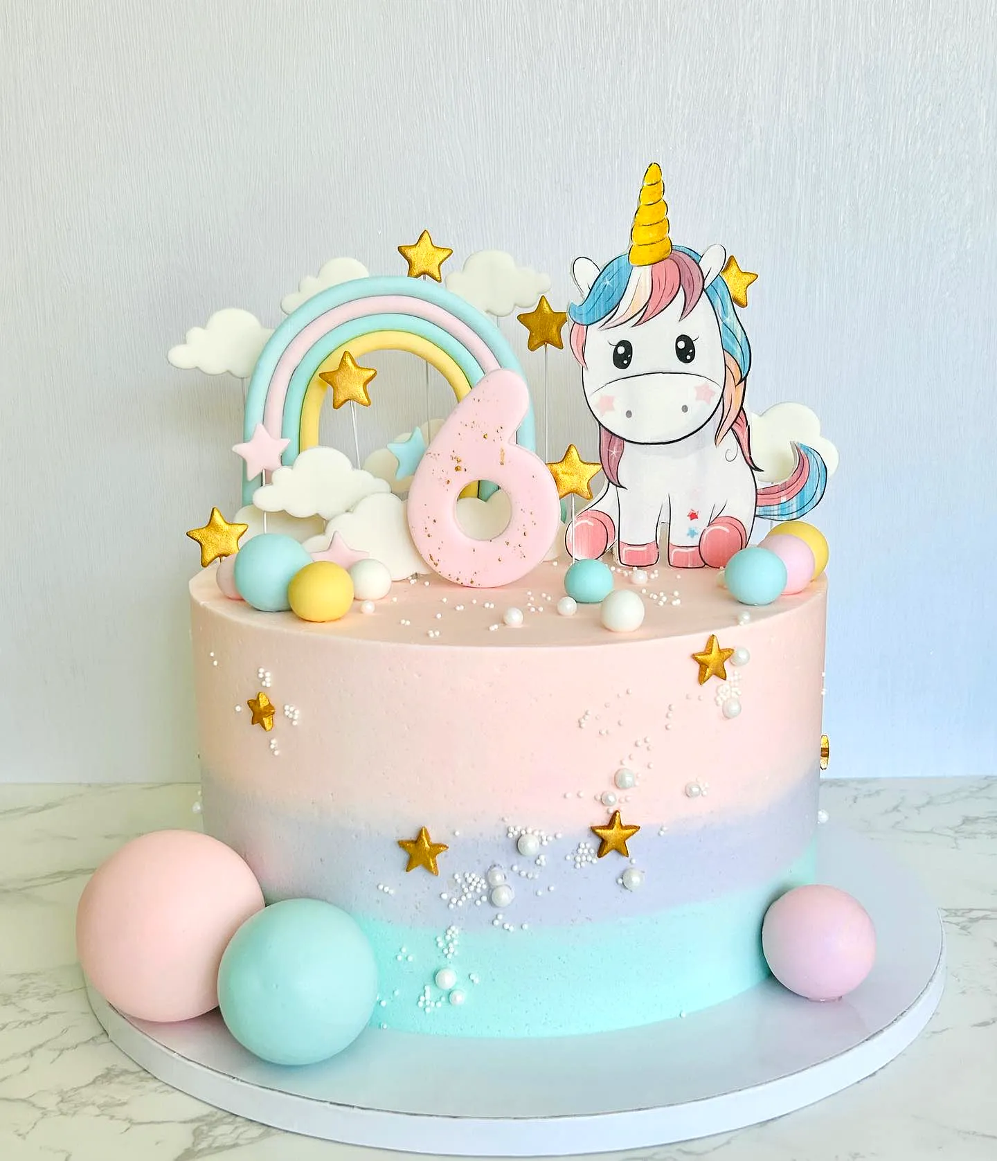 Whimsical Unicorn Birthday Cake for a Magical Celebration