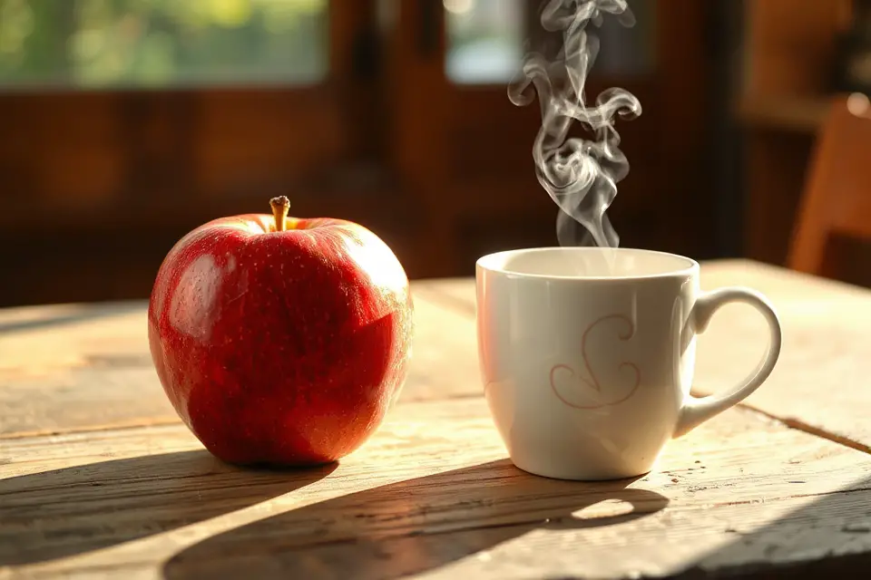 apple and coffee duo